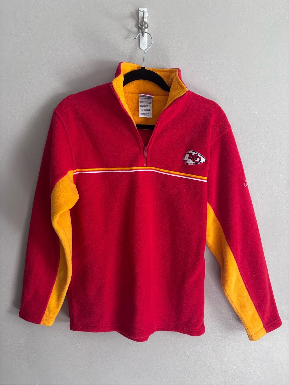 Kids Kansas City Chiefs Quarter-Zip Fleece